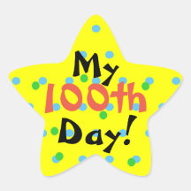 100ste dag van school student Stickers