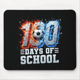 100ste dag van school voetbal 100 dagen van school muismat