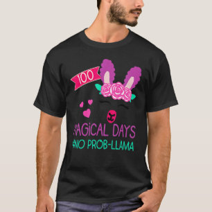 100ste dag van school voor meisjes 100 magische da t-shirt
