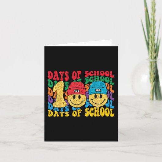 100ste dag van schoolleraren 100 dagen kaart (Voorkant)