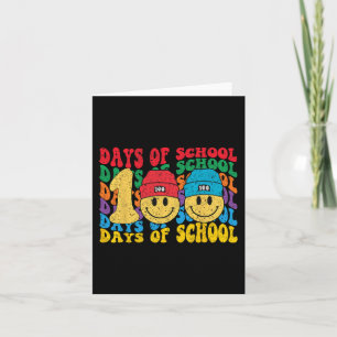 100ste dag van schoolleraren 100 dagen kaart