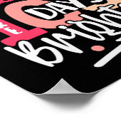 100ste dag voor de leraar Mijn studenten zijn 100  Poster (Hoek)