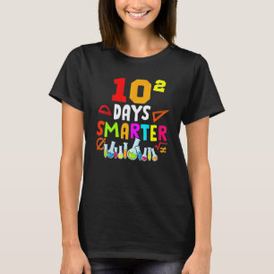 100ste Dag Wiskunde 10 in het Kwadraat Leraar Stud T-shirt