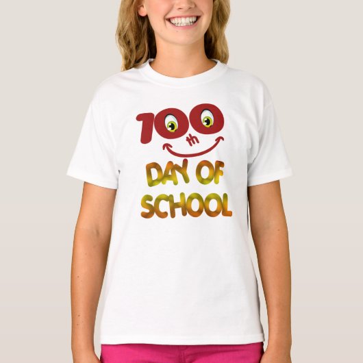100ste dagen van school t-shirt (Voorkant)