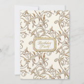 100ste Honderdste Glam Oude Hollywood Regency Fees Kaart (Voorkant)