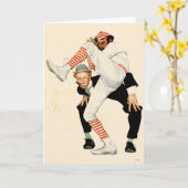 100ste Jubileum van Honkbal Kaart (Gele Bloem)