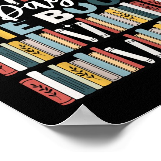 100ste schooldag 100 dagen in de boeken lezen poster (Hoek)