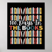 100ste schooldag 100 dagen in de boeken lezen poster (Voorkant)