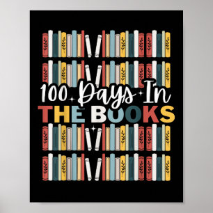 100ste schooldag 100 dagen in de boeken lezen poster
