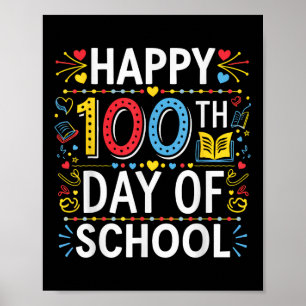 100ste schooldag 100 dagen schooljongens poster