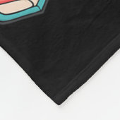 100ste schooldag - Ik overleefde 100 dagen - Chaos Fleece Deken (Hoek)