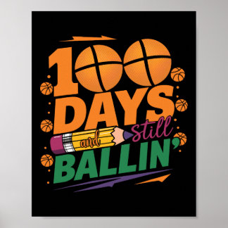 100ste schooldag Kinder 100 schooldagen Poster
