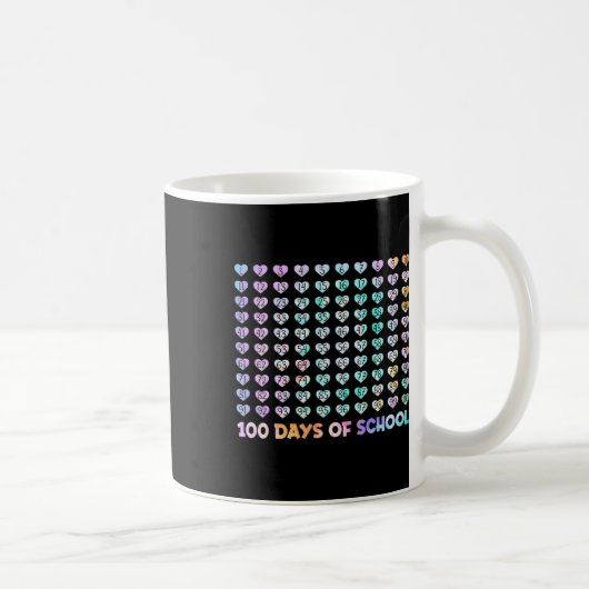 100ste schooldag Leopard Rainbow 100 dagen Smart Koffiemok (Rechts)