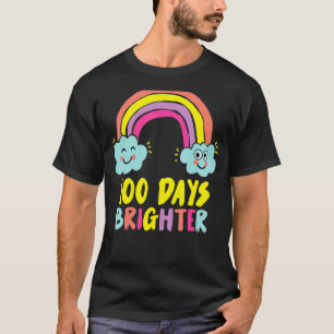 100ste Schooldag Leraar 100 Dagen Helderder Regen T-shirt