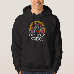 100ste Schooldag Leraar 100 Dagen Slimmer Boho Hoodie