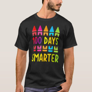 100ste Schooldag Leraar 100 dagen slimmer regen T-shirt