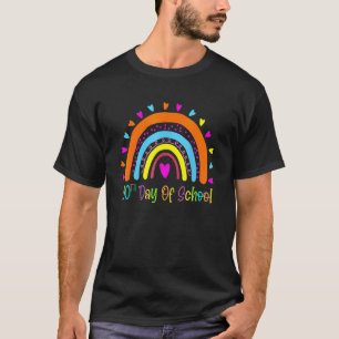 100ste schooldag Leraar 100 dagen slimmer regen T-shirt