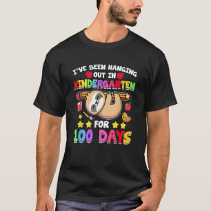 100ste Schooldag Luiaard Shirt Kleuterschool 100 D