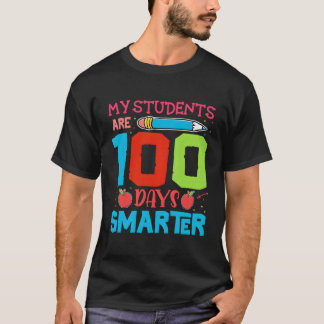 100ste schooldag Mijn leerlingen zijn 100 dagen SM T-shirt