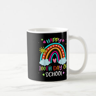 100ste Schooldag Regenboog Gelukkig 100 Dagen Slim Koffiemok