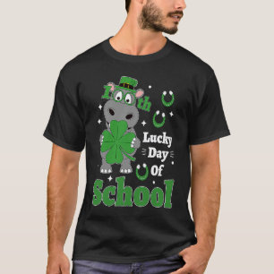 100ste Schooldag Schattige Nijlpaard 100 Dagen Stu T-shirt