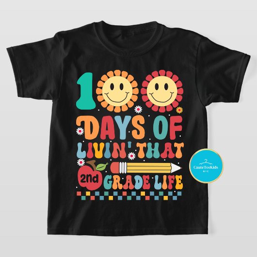 100ste schooldag | tweedegraads T-shirt