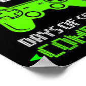 100ste schooldag voor jongens 100 dagen school poster (Hoek)