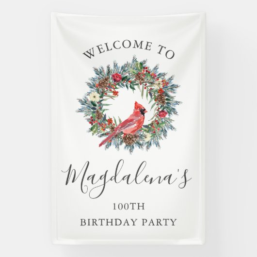 100ste verjaardag banner Rode Kardinaal aangepaste (Verticaal)