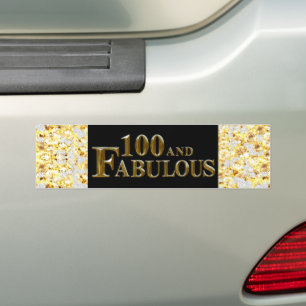100ste verjaardag  bumpersticker