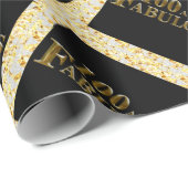 100ste verjaardag  cadeaupapier (Rol Hoek)