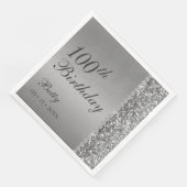 100ste verjaardag Elegant Servet (Hoek)