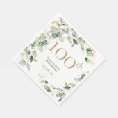 100ste verjaardag Eucalyptus Servet (Hoek)