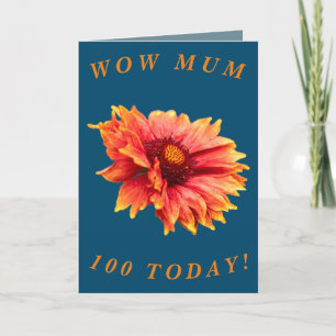 100ste verjaardag Kaart voor mama