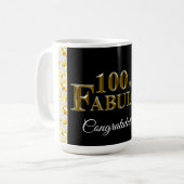 100ste verjaardag  koffiemok (Voorkant links)