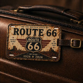 100ste verjaardag Mother Road 66 Bagagelabel