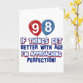 100ste verjaardag ontwerp kaart (Gele Bloem)