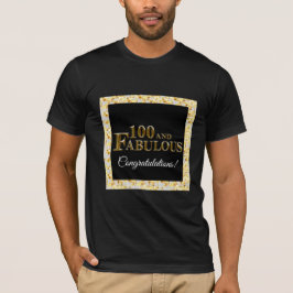 100ste verjaardag  t-shirt