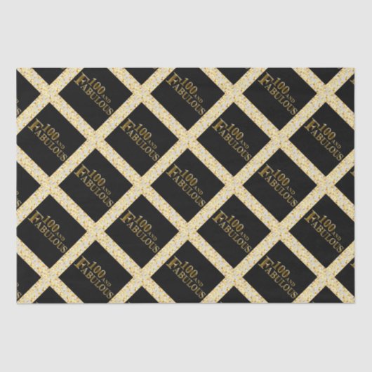 100ste verjaardag tissuepapier (Voorkant)