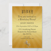 100ste verjaardag uitnodiging met wapenschild (Achterkant)