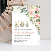 100ste verjaardag uitnodiging voor haar volwassen 