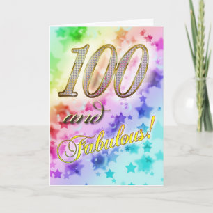 100ste verjaardag voor iemand Fabulous Kaart
