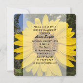 100ste verjaardag Zonnebloem Uitnodiging (Achterkant)