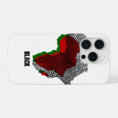 100ste Verjaardag Zwarte Geschiedenis iPhone Hoesj Hoesje (Achterkant horizontaal)