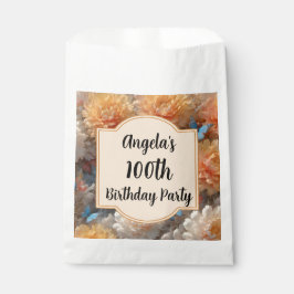 100ste verjaardagsfeestje bedankzakje