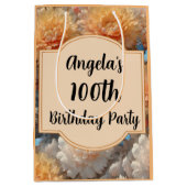 100ste verjaardagsfeestje medium cadeauzakje (Voorkant)