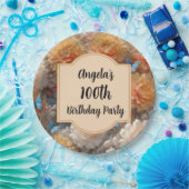 100ste verjaardagsfeestje papieren bordje (Feest)