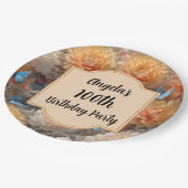 100ste verjaardagsfeestje papieren bordje (Gekanteld)