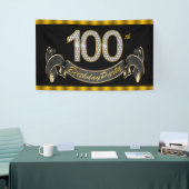 100ste verpartij spandoek (Beurs)