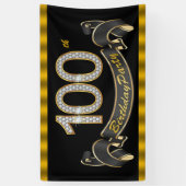 100ste verpartij spandoek (Verticaal)