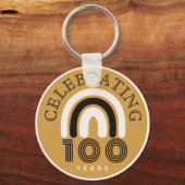 100th Anniversary Modern Design Sleutelhanger (Voorkant)